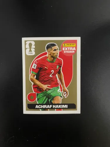 Figurinha extra Achraf Hakimi OURO