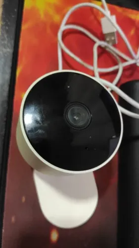 Câmera externa Xiaomi AW200 cor branca usada com cartão 16GB pronta para uso