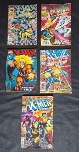 Lote gibis do X-men editora abril jovem N 91, 94, 95, 97 e 138