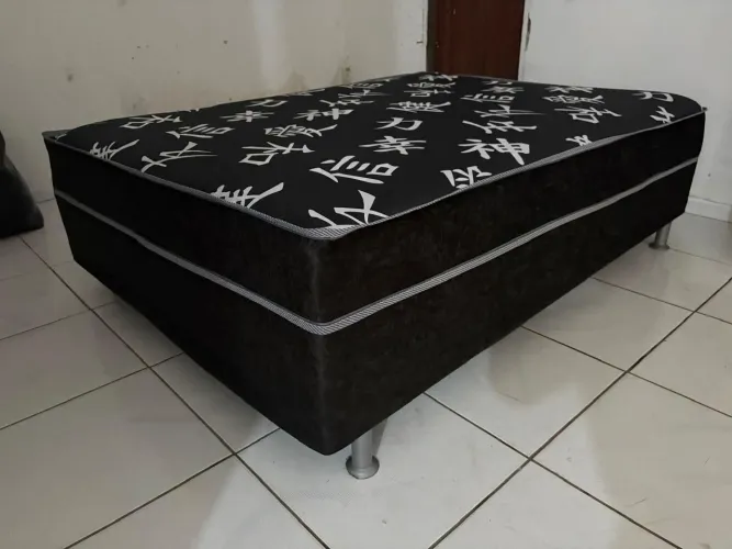 Cama de casal espuma alta