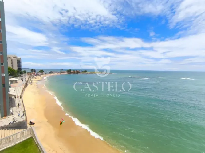 Apto 2 quartos com vista deslumbrante para o mar na Praia da Areia Preta/ próximo a todo c