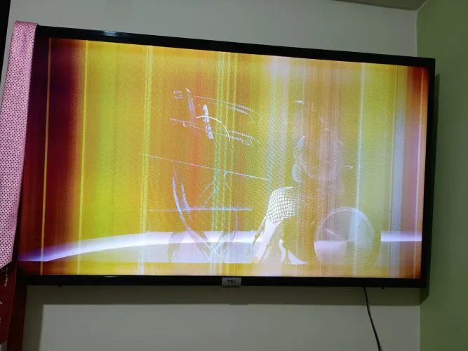 Tv com defeito