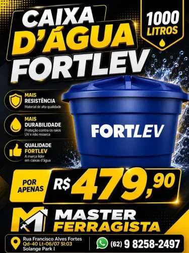 Caixa D" Água Fortlev 1000Lts 