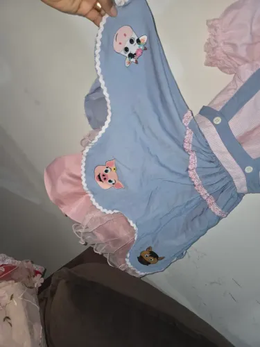 Fantasia vestido fazendinha 
