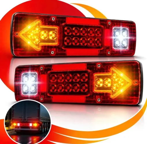LANTERNA TRASEIRA 30CM LED 24V - PAR R$130,00