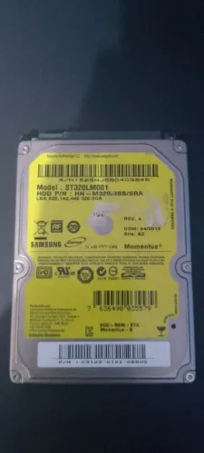 Hd de notebook 320gb samsung