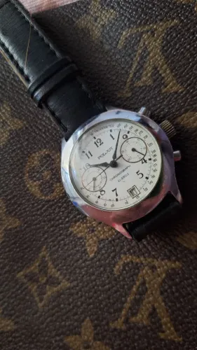 Relógio Poljot 3133 Chronograph Raro para revisão -Omega-Tissot-