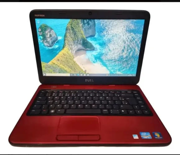 notebook Dell i5 vermelho