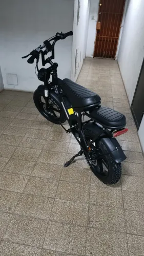 bike elétrica V8 pedal asssitido acelerador suspensão freio À disco