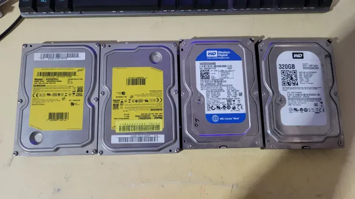 HD SATA 320 GB para PC - Testado e Saudável
