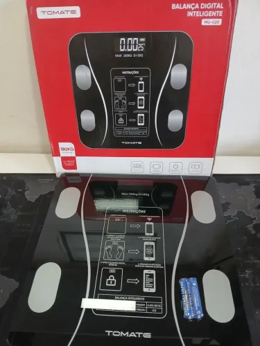 Balança digital inteligente para peso corporal de até 180Kg / OFERTA IMPERDÍVEL