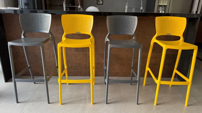 Conjunto de 4 banquetas Tramontina