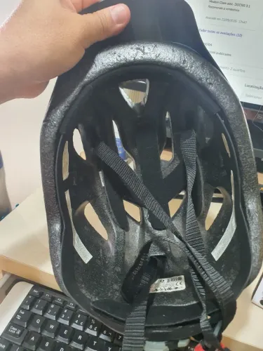 Capacete para bicicleta, skate e patins decatlhon tamanho G