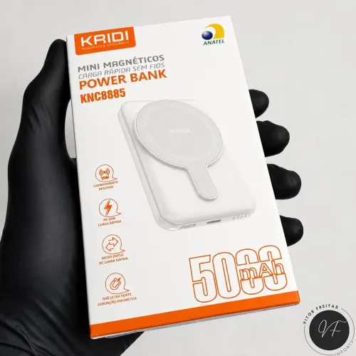 Carregador Magnético 5000mAh | Entrega Grátis em VCA