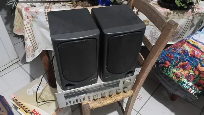 Receiver Gradiente em bom funcionamento . + par de caixas Aiwa