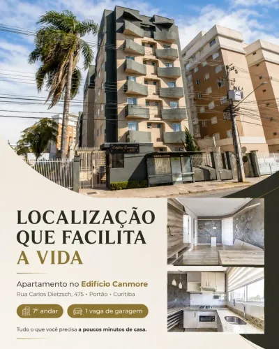 Apartamento para venda tem 35 metros quadrados com 1 quarto em Portão - Curitiba - Paraná