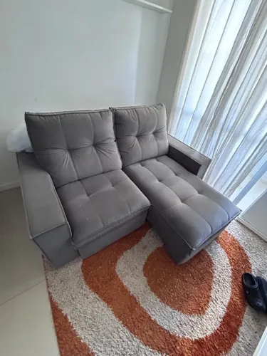 Sofá retrátil reclinável 1,80m
