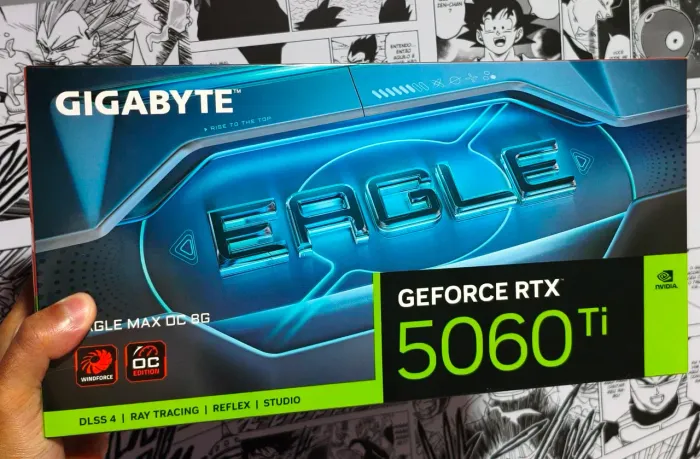 PLACA DE VIDEO RTX 5060 TI 8GB TRILE FAN LACRADA. VENDO OU TROCO