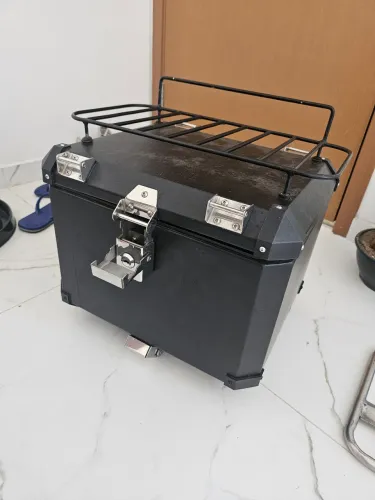 Baú Bauleto Top Case 48 Litros Guará em Aluminio Naval