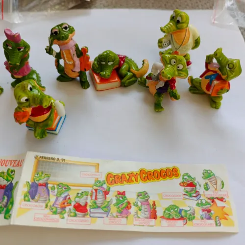 Coleção Kinder ovo Crocos