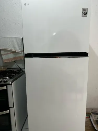 Geladeira Duplex LG 395L Branca com Compressor Smart Inverter e Door Cooling+? - 127V