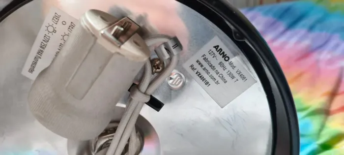 Ventilador de Teto Arno Aero Preto (VX4061)