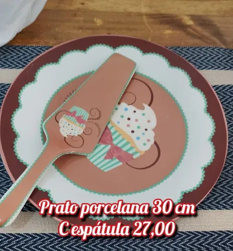 Prato porcelana 30 cm.