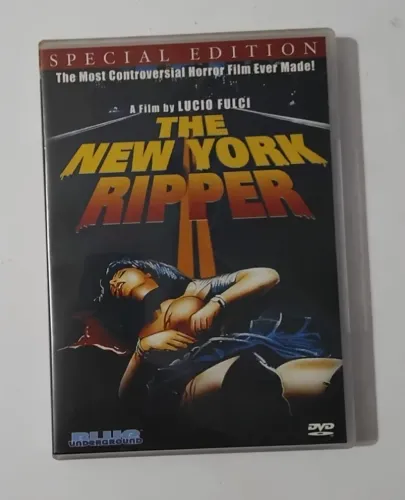 DVD - "THE NEW YORK RIPPER" (1982) de Lucio Fulci, clássico gore.
