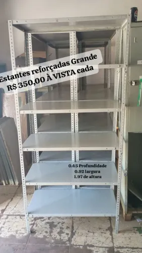 Estantes reforçadas Grande semi novas