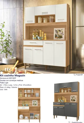Kit cozinha Magazin 1,21m