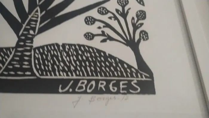 XILOGRAVURA - J. BORGES
