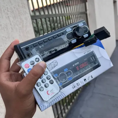 Rádio Automotivo Bluetooth USB SD MP3 Completo NOVO