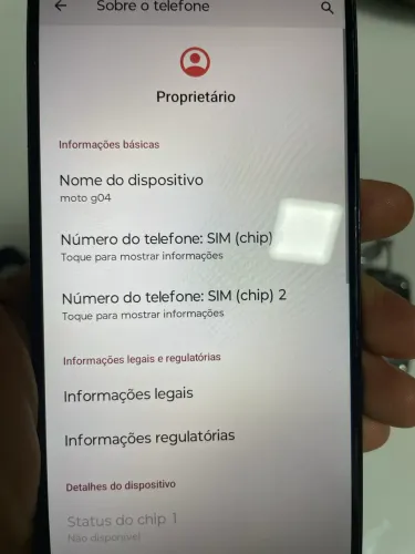 Celular motorola moto g04