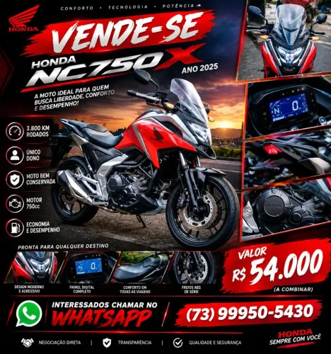 Vendo essa moto ótimo estado único dono com 3.800KM