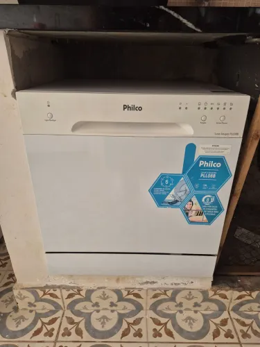 Lava-Louças Philco PLL08B Branca - 8 Serviços - Pouco Uso!