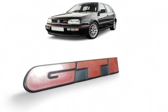 Emblema Golf Gti 1994-1997 Original Vermelho