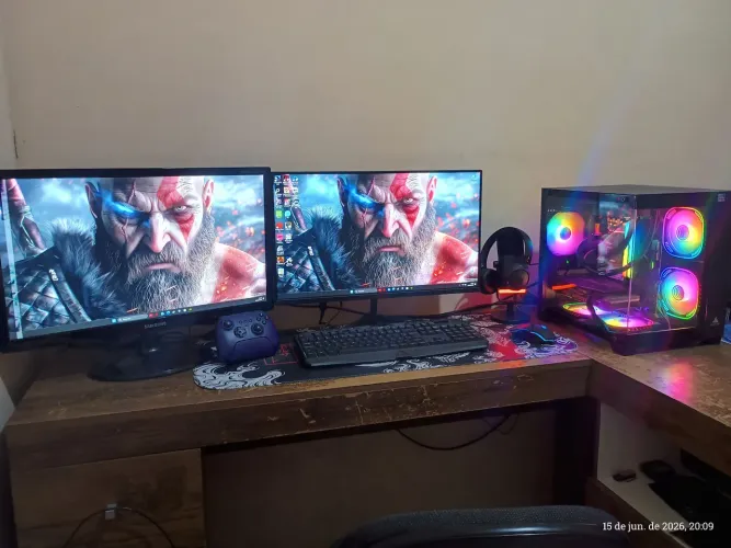 PC Gamer Completo Rysen 5 5600GT RTX 2060 Super, 1,48 TB