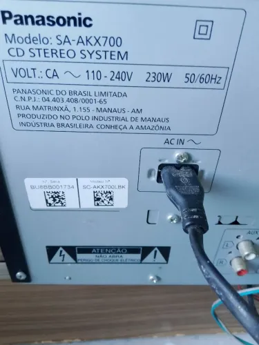 Caixa de som Panasonic