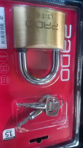 Cadeado treta chave 60mm