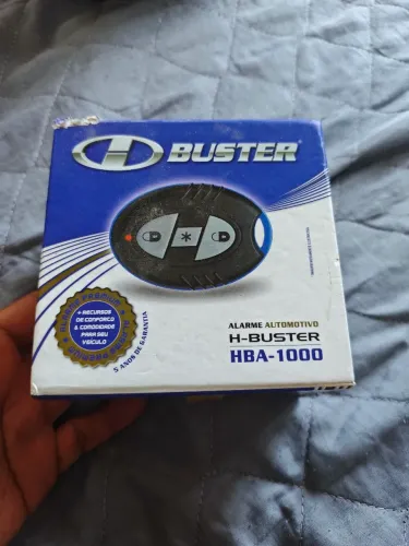 Alarme Automotivo H-Buster HBA-1000 Completo na Caixa com 2 Controles