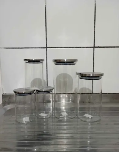 Potes para Mantimentos Kit com 5