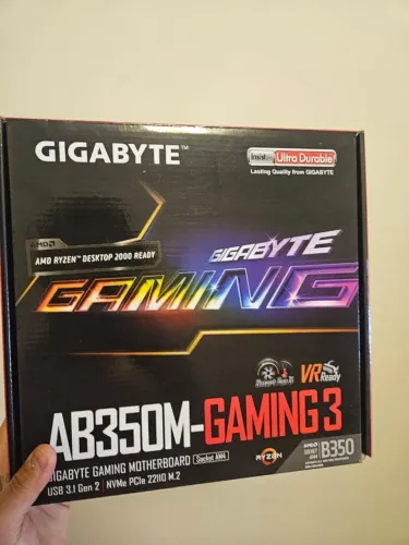 Placa Mãe Gigabyte AB350M-GAMING 3