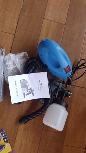 Pistola de pintura com compressor