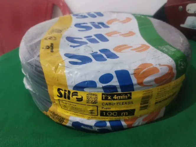 Cabo flexível 4.0mm Sil peça 100metros