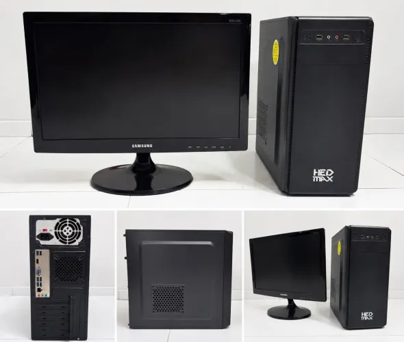 Computador Completo Intel Core i3 | 16GB RAM | Monitor Samsung 20