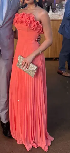 Vestido Koji salmão PP