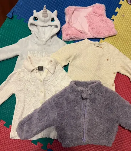 Lote roupa infantil menina + sapatos