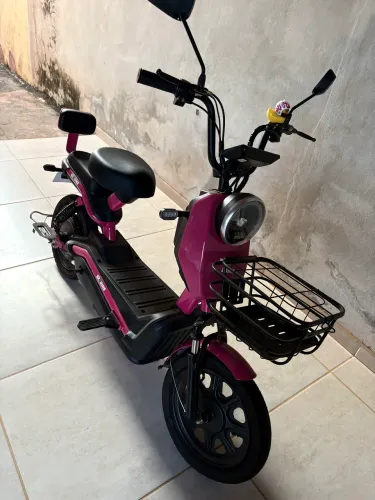 Scooter Elétrica DX Bike 1000w Rosa - Apenas 5 Meses de Uso (Sem CNH)