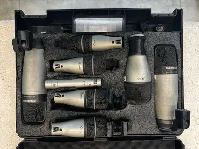 Kit De Microfones De Bateria Samson
