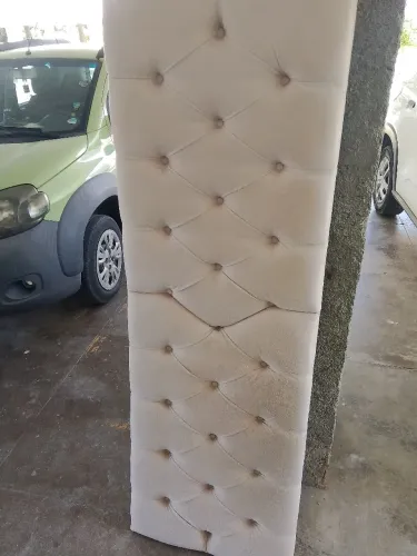 Cabeceira de cama estofado